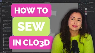 How to sew in Clo3D – Clo3D beginner tutorial