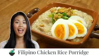 Arroz Caldo Recipe | How To Make Filipino Chicken Porridge in the Instant Pot