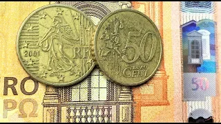 50 euro cent France 1999 2001 coin Numismatic Video