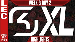 SK vs XL Highlights | LEC Winter 2023 W3D2 | SK Gaming vs Excel