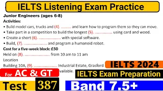 IELTS Listening Practice Test 2023 with Answers [Real Exam - 387 ]