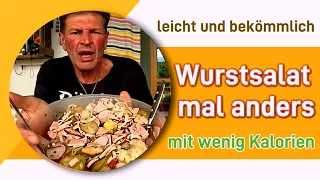 Wurstsalat mal anders | leicht und bekömmlich mit wenig Kalorien