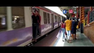 Mumbai Local Train Travelling Mumbai CSMT To Kurla Mumbai Max.