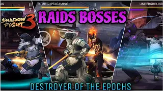 RAIDS BOSSES vs DESTROYER OF THE EPOCHS - Shadow Fight 3