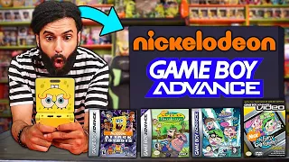 THIS BOX WAS FILLED WITH NICKELODEON NINTENDO GAMEBOY ADVANCE GAMES!! *MYSTERY BOX*
