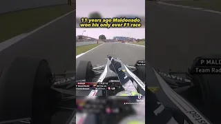 11 years ago, Pastor Maldonado won his only ever F1 race... #f1 #f1shorts