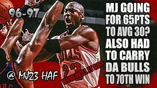Michael Jordan Highlights vs Knicks (1997.04.19) - 33pts, Back-to-Back 70WIN Season?