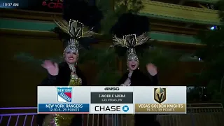 NHL on MSG intro Rangers at Golden Knights