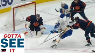 GOTTA SEE IT: Tage Thompson Cuts Through The Oilers' Defence And Finishes With A Slick Goal