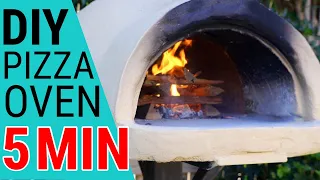 DIY Pizza Oven Build - 1 Month Build in 5 MINUTES!