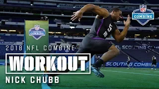 Nick Chubb's 2018 NFL Combine Workout