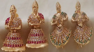 Gold Polished Dancing Doll Earrings...🤩😍🤩😍....For order whatsapp on 9713255815
