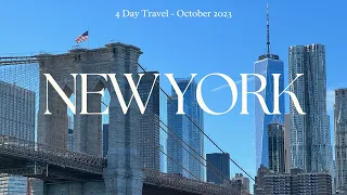 New York City 4 Days Trip | October 2023 4K