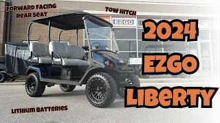 2024 EZ-GO Liberty Patriot Blue Tour | Dean Team Golf Carts