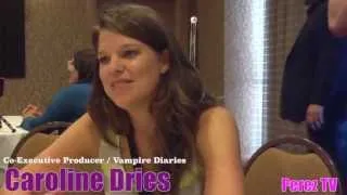The Vampire Diaries' Ian Somerhalder Gives Caroline Dries A Smooch At Comic-Con! | Perez Hilton