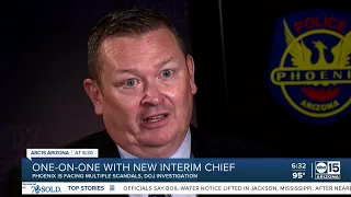 Phoenix’s new chief of police Michael Sullivan answers questions about city scandals