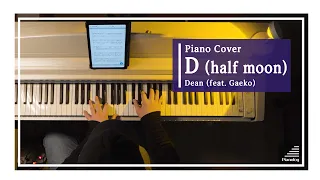 DEAN(딘), "D" (half moon) (feat. Gaeko) - Piano Cover