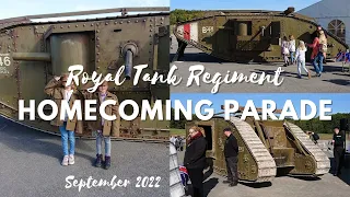 The Royal Tank Regiment Homecoming Parade 2022