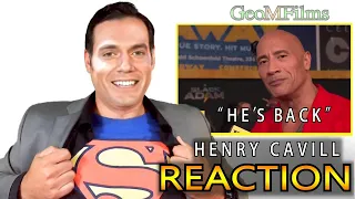 Henry Cavill reaction returning as Superman?
