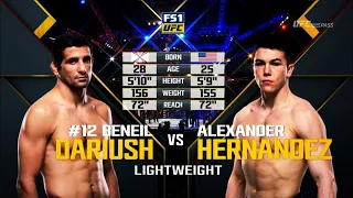 UFC 222: Dariush vs. Hernandez (Full Fight Highlights)