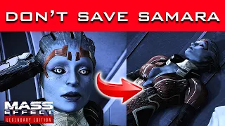 Mass Effect 3 - What If Shepard DOESN’T STOP SAMARA from Shooting Herself at the Asari Monastery?