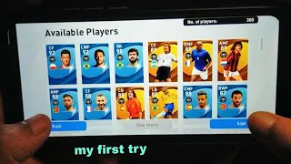 How To Get Legend Players In First Try From Gp Box Draw || Pes 2021 Mobile || Handcam