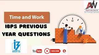 Time & Work (IBPS Prelims Previous Questions)