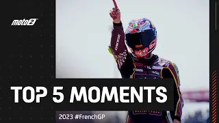 Top 5 Moto2™ Moments | 2023 #FrenchGP