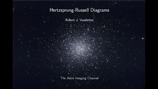 Prof. Robert J. Vanderbei: Hertzsprung–Russell diagrams