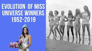 Evolution of Miss Universe Winners 1952-2019