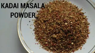 PERFECT KADAI MASALA POWDER | Homemade Kadai Masala Powder Recipe