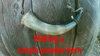 Part 1: Introduction | Making a Simple Powder Horn