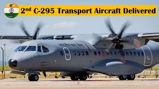 #breakingnews The 2nd C-295 transport aircraft delivered to Indian Air Force by Airbus