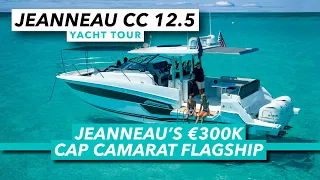 Jeanneau's €300k Cap Camarat flagship | Jeanneau Cap Camarat 12.5 yacht tour | Motor Boat & Yachting