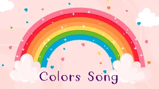 Colors Song - Kids vocabulary - color mixing - rainbow colors - English educational video