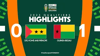 São Tomé and Príncipe 🆚 Guinea-Bissau | Highlights - #TotalEnergiesAFCONQ2023 - MD5 Group A