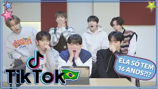 GRUPO DE KPOP TENTA ADIVINHAR IDADE DE TIKTOKERS BRASILEIROS (COM MIRAE)