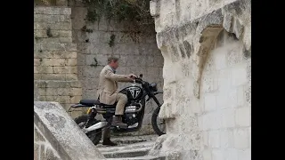 James Bond - No Time To Die: Extended edit with bike stunt riding