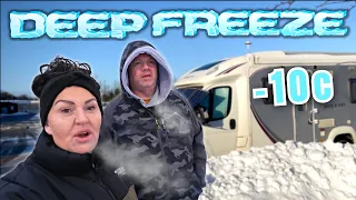 EXTREME WINTER SNOW STORM LIVING in a MOTORHOME | Scotland Van Life.