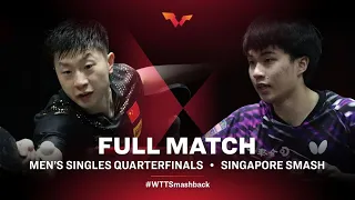 #WTTSmashback | Ma Long v Lin Yun-ju | Singapore Smash MS Quarterfinals