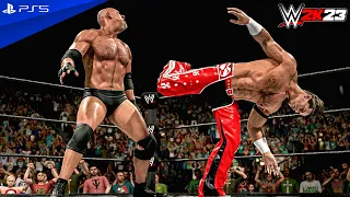 WWE 2K23 - Shawn Michaels vs. Goldberg - WWE Championship Match at RAW | PS5™ [4K60]