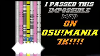 ITZsharky PASSES An IMPOSSIBLE MAP Knife Party-Centipede On osu!mania 7k! [LIVE]