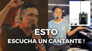 Lo que escucha un CANTANTE en concierto (In Ears)