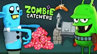 ВКУСНЕНЬКИЕ МОЗГИ ДЛЯ ЗОМБИ! КОРМИМ ЗОМБЕЙ МОЗГАМИ в весёлой игре Zombie Catchers