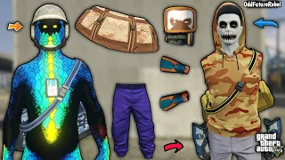 THE TOP (BEST) 5 *SOLO* EASY CLOTHING GLITCHES ALL IN 1 VIDEO - GTA 5 ONLINE (NO DELETING OUTFITS)