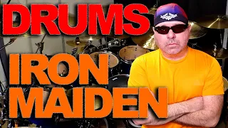 Hallowed Be Thy Name - IRON MAIDEN - Drums (Live version)