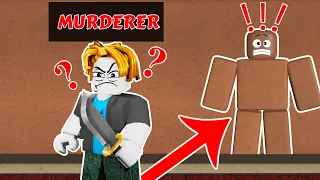 The Ultimate Troll: INVISIBLE WALL TROLL in Roblox Murder Mystery 2!!