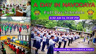 A Day In Navodaya ll Full Day Schedule / 5:30 AM to 10:30 PM ll Jawahar Navodaya Vidyalaya Tinsukia