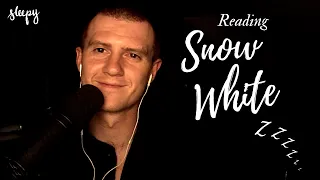 ASMR Sleepy Bedtime Reading "Snow White" – Soft Spoken, Deep Voice, Page Turning, Read To Sleep