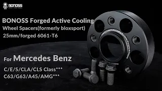 BONOSS Wheel Spacers for Mercedes-Benz C/E/S/A/CLA/ Class C63/E63/G63/AMG | 25mm(formerly bloxsport)